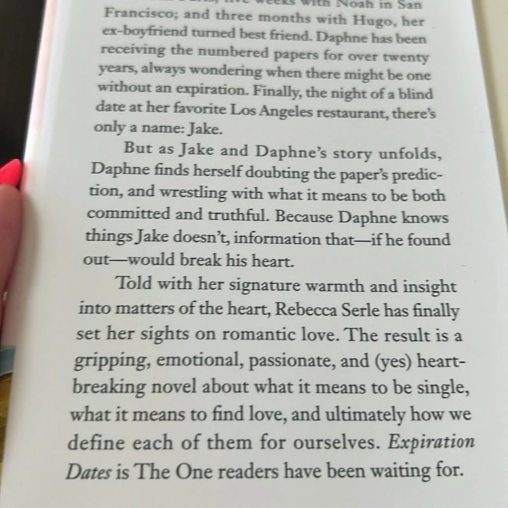 Expiration Dates by Rebecca Serle